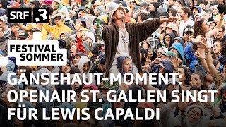 OASG Das ganze Sittertobel singt für Lewis Capaldi  Festivalsommer 2023  SRF 3 [upl. by Galligan]