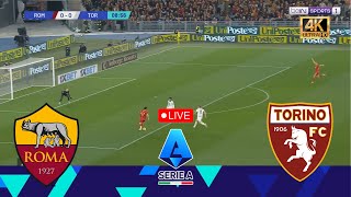 🔴LIVE AS Roma vs Torino Serie A 20242025 Full Match Streaming  Video Game PES 2021 Simulation [upl. by Ayik159]