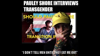 Pauly Shore interviews Transgender Woman and it gets GRAPHIC [upl. by Conlin155]