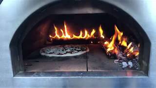 Cooking Pizzas in the WPPO 24 Inch Deluxe Wood Fired Oven [upl. by Yvi]