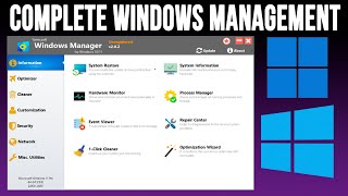 Manage Monitor Customize amp Tweak Your PC with Windows Manager [upl. by Melba]