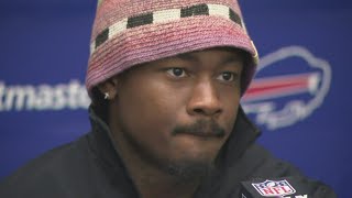 Stefon Diggs speaks at Bills news conference [upl. by Atiniuq904]