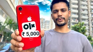 I Bought Apple iPhone XR in Just ₹5000 From OLX  मस्त Deal😀 [upl. by Schreib]