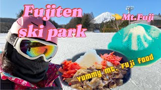 Ski park and beautiful Mtfuji viewPeople from foreign country keep on visiting here2024M4 [upl. by Reggis]