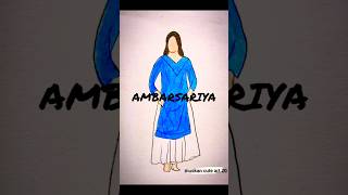 Ambarsariya artist version 😊song version flipbook flipkart dancinggirldrawing short treandig [upl. by Yrrat]