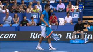 Bernard Tomic Smashes Haas [upl. by Oirromed]