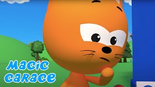 MEOW MEOW KITTY GAMES 🚕🚗🚙 THE MAGIC GARAGE ✨ Learn colors [upl. by Akamahs]