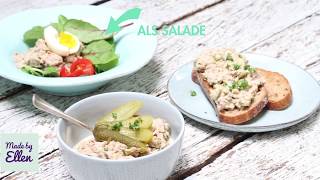 Tonijnsalade  2x recepten voor op salade en brood [upl. by Nhaj]