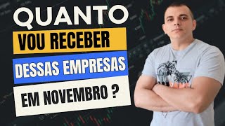 SANB11 AGRO3 TAEE11 Quanto vou receber de dividendos em novembro [upl. by Almita278]