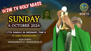 SUNDAY HOLY MASS  6 OCTOBER 2024  27TH SUNDAY IN ORDINARY TIME B  by Fr Albert MSFS holymass [upl. by Nostets]