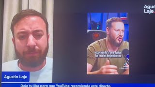 Agustin Laje expone a Diego RuzzarinLo que tanto habíamos pedido [upl. by Dnartreb338]