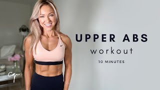 10 Minute Upper Abs Workout at Home [upl. by Suneya]