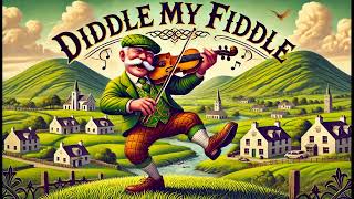 Diddle My Fiddle  Traditional Irish  Comedy Song  Lyric Video [upl. by Cattima996]