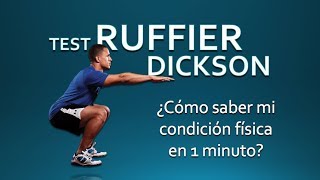 Test Ruffier Dickson ¿Como saber mi nivel de condición física Fácil y rápido [upl. by Nois]