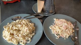 Koken met Annie Pasta met gerookte zalm en kruidenkaas [upl. by Dnalevets]