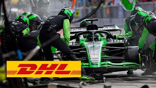 DHL Fastest Pit Stop Award 2024 Azerbaijan GP Stake F1 Team  Vallter Bottas [upl. by Pittman]