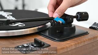 Retrolife  Learn How to Adjust the Counterweight for Your HiFi Turntable HQKZ018 [upl. by Idou567]