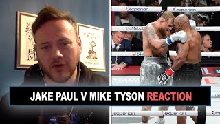 quotWHY DID WE PAY TO WATCH THAT”  George Grovess brutal assessment of Jake Paul v Mike Tyson [upl. by Walrath]