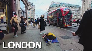 London Autumn Walk  November 2024  Walking Tour  4K [upl. by Wain]