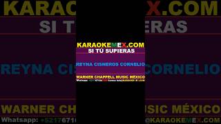 karaoke cornelio reyna y la mafia  si tu supieras karaokemex [upl. by Alicia708]