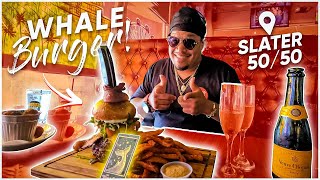 Best Burger in Las Vegas  Slater 5050  Food Guide WhaleBurger [upl. by Golanka]