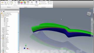 Inventor Draft Analysis  3D Split Curve [upl. by Flan]