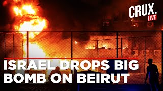 Israel Lebanon War Live  Israeli Strikes In Southern Beirut Reduce Multi Storey Buildings To Rubble [upl. by Marola222]