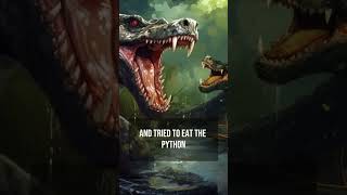 EVERGLADES PYTHONS AND ALLIGATORS BATTLE PYTHONS alligator JOEROGAN shorts [upl. by Marfe]