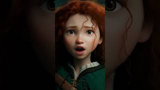 Merida Goes to the Witch Brave 2023 shorts merida disneyprincess [upl. by Ananna506]