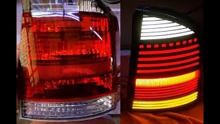 Opel Vectra  how to make led tail light [upl. by Aelsel551]