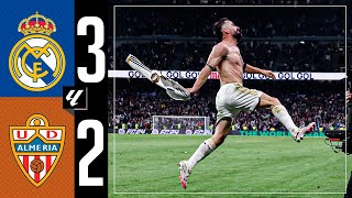 Real Madrid 32 Almería  HIGHLIGHTS  LaLiga 202324 [upl. by Eerrehs]