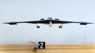 B2 Spirit Take Off and Landing US Air Force [upl. by Noreen995]