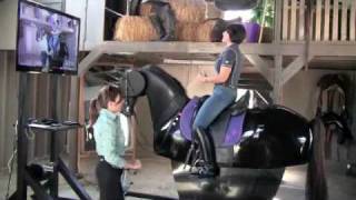 Riding Lesson on Riding Simulator with Jody Ambrose [upl. by Monika]