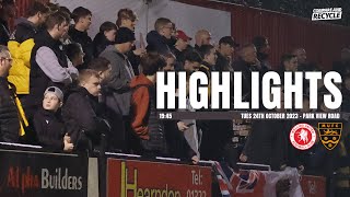 Welling United Vs Maidstone United 241023 [upl. by Yelekreb226]