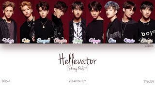 HANROMENG Stray Kids 스트레이 키즈  Hellevator Color Coded Lyrics [upl. by Hinch]