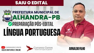 ALHANDRAPB  PREPARAÇÃO PÓSEDITAL  Língua Portuguesa  Prof Arnaldo Filho [upl. by Ivy340]