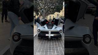 LAFERRARI READY TO TAKE OFF automobile carshow luxury lifestyle monaco ferrari money [upl. by Ditter]