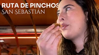 Ruta de pinchos En San Sebastián España [upl. by Elay]