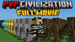 Minecraft but I survive in PVP CIVILIZATION FULL MOVIE [upl. by Onaled]