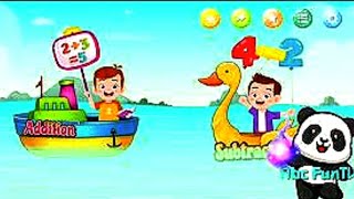 Kids Math Fun Maths Games  Kids land  Android gameplay Mobile app phone4kids Game telephone phone [upl. by Arikaahs]