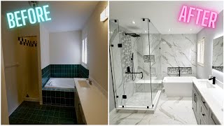 Master Bathroom Remodel  How to Renovation [upl. by Dinan]