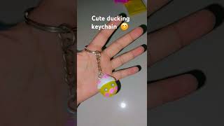 Cute duckling keychain  subscribe 💖 for more videos [upl. by Eednarb]