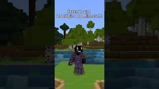 Zoológico no Minecraft [upl. by Mrots]