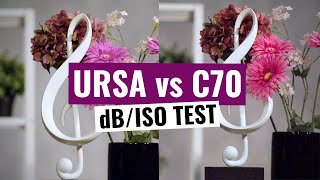 Blackmagic Ursa Broadcast G2 LOW LIGHT test  comparison with Canon C70 [upl. by Seaddon]