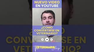 ¿Como CONVERTIRSE en VETERINARIO veterinarioencasa veterinario agro carreraveterinaria [upl. by Ennovaj]