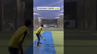 Cricket Fielding Chaos Over  Batsman Scored Runs By Fielder Blunders 😳🏏 cricket shorts [upl. by Ardnekahs]