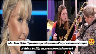 Marlène Schaff promue professeure d’expression scénique  Héléna Bailly en première informée [upl. by Ecirad]