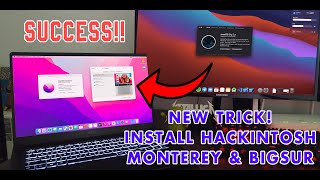 How to Install Hackintosh MacOS Monterey Big Sur On Any PC AMD Intel Success [upl. by Rehptsirhc]