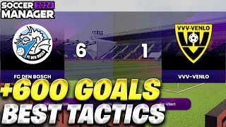 SM24 BEST TACTICS ⚽️600 GOALS🤩 SOCCER MANAGER 2024 BEST TACTIC [upl. by Paryavi676]