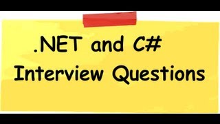 c and NET interview questions and answers  How are interview questions asked in NET interview [upl. by Adamo]